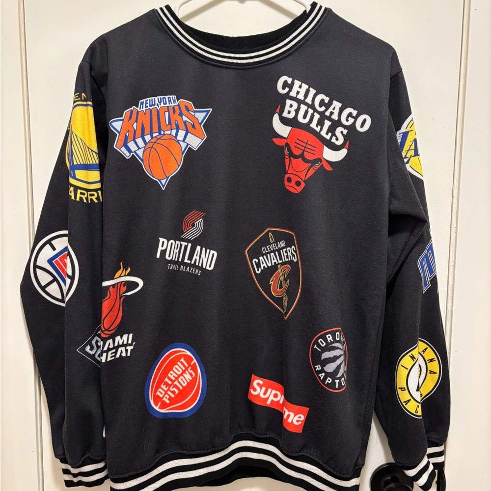 Supreme NBA Team Logo Crewneck (unsure of its authenticity )